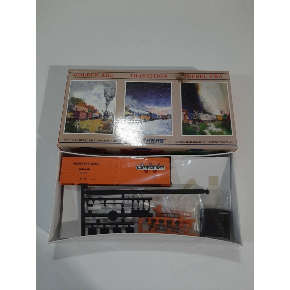 New Walters HO Scale 40' Meat Reefer Wilson Box Car Lines WCLX Freight Car